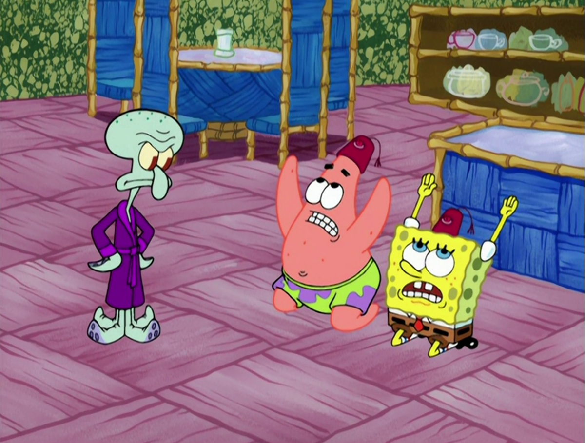 Spongebob Squidward And Patrick The Three Musketeers